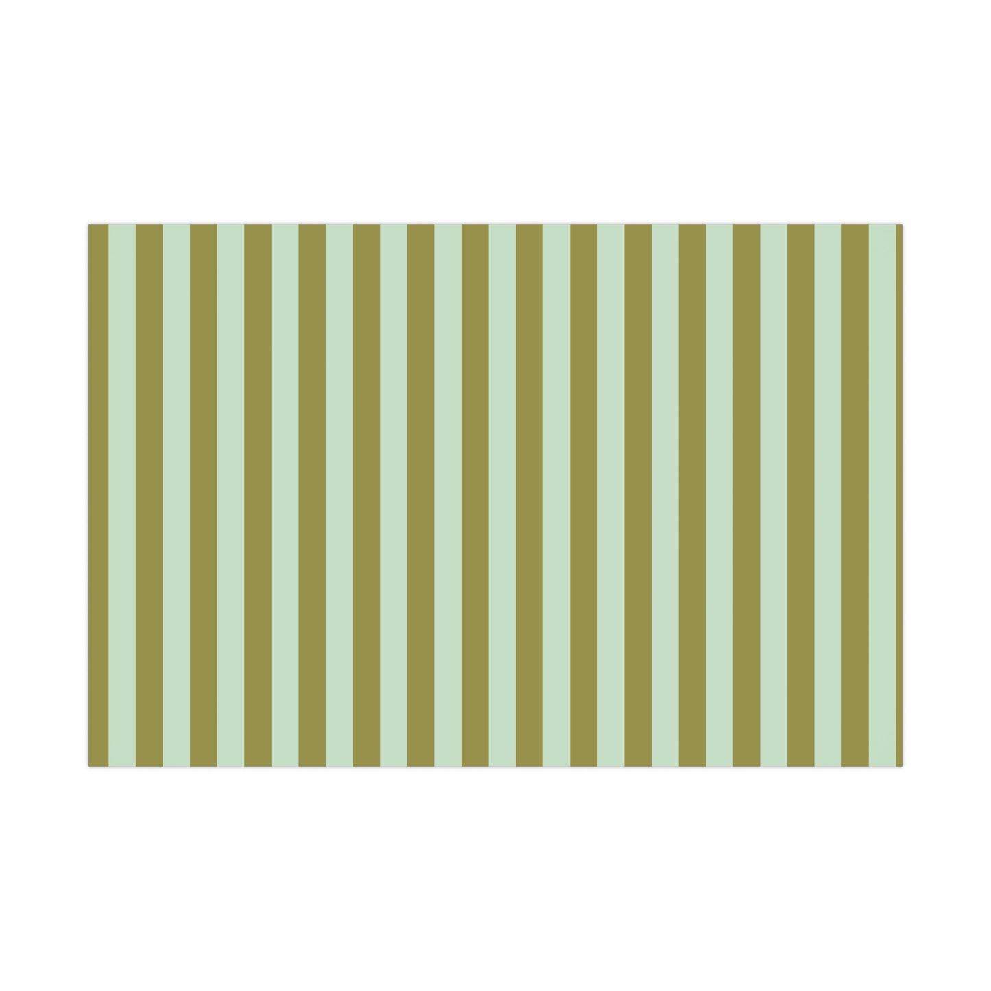 Gift Wrap Paper | Olive Stripe