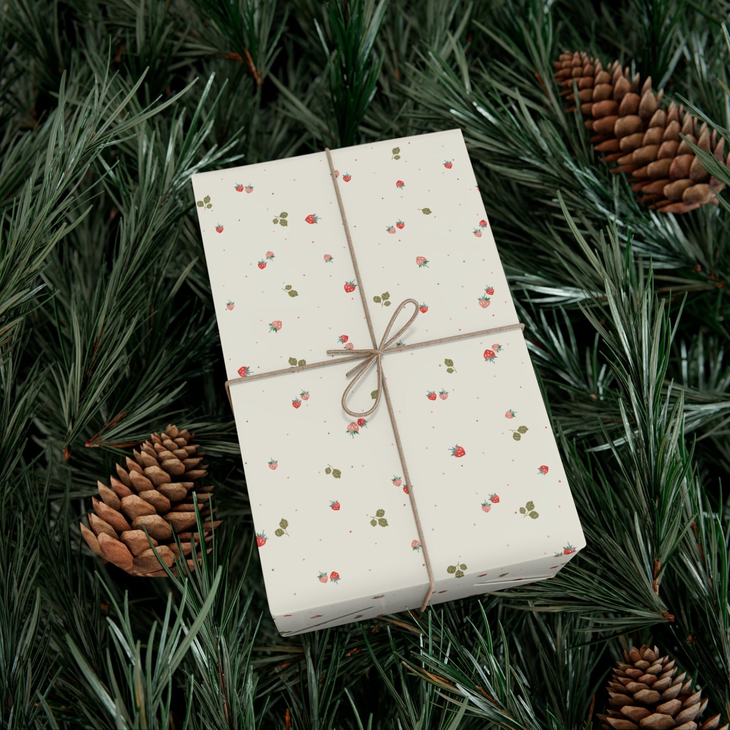 Gift Wrap Paper | Petite Fraise Berry