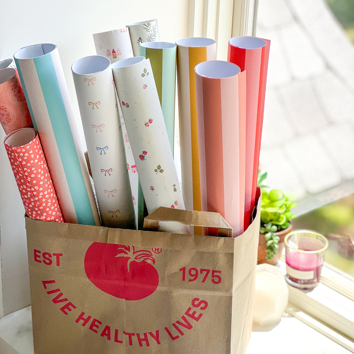 Gift Wrap Paper | Haze Stripe