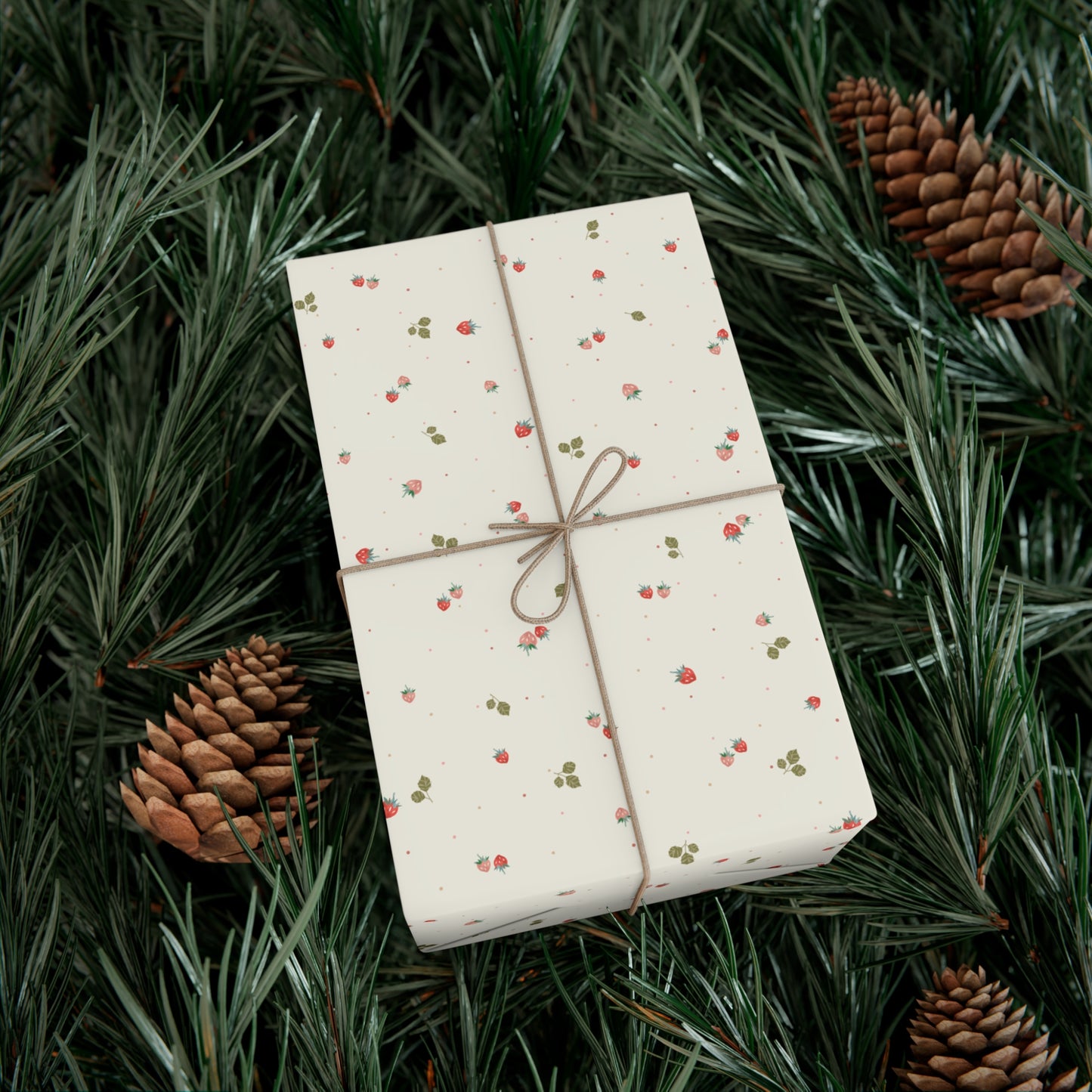 Gift Wrap Paper | Petite Fraise Berry