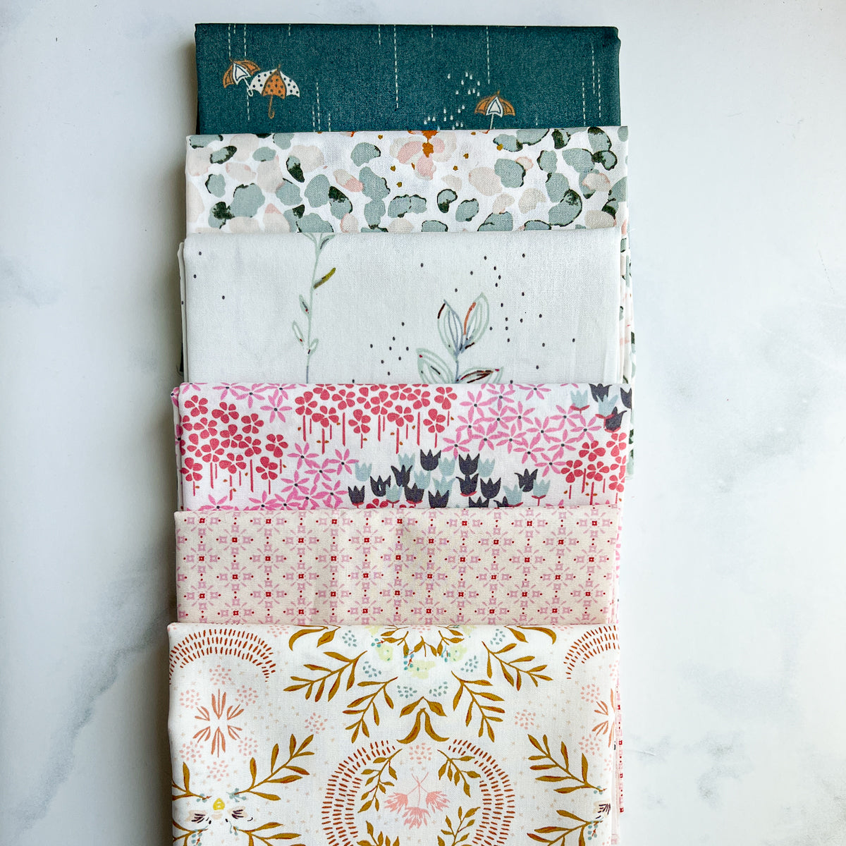 Amy Sinibaldi Fat Quarter Bundle | Soft Summer | Six FQ