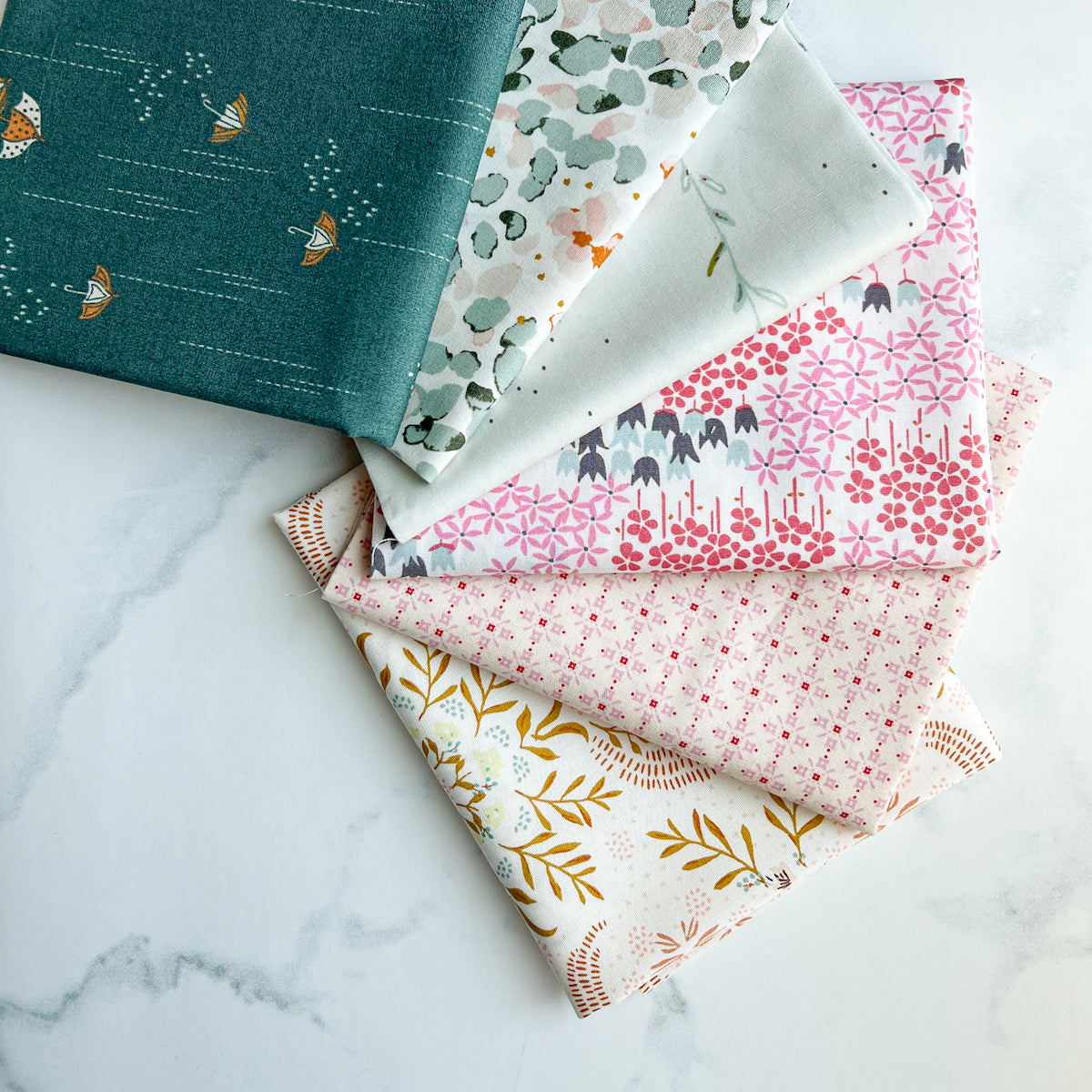 Amy Sinibaldi Fat Quarter Bundle | Soft Summer | Six FQ