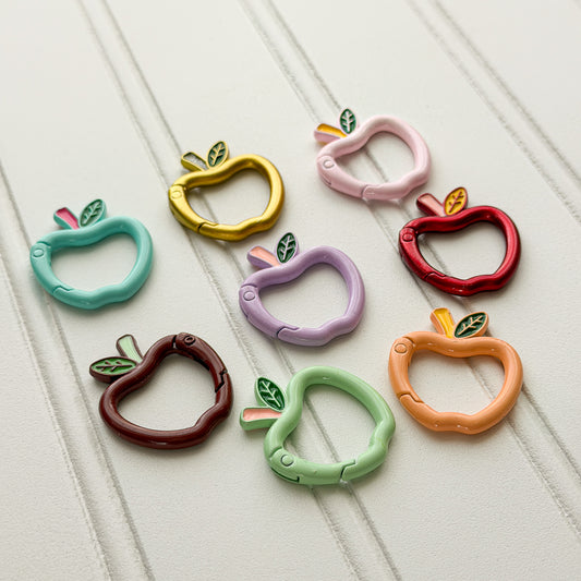 Cute Apple-shaped Carabiner clips clasp | Choose Color