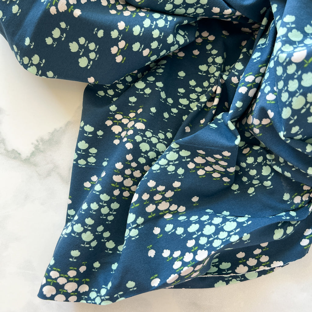 Buttercup Drops- Playground KNIT fabric by Amy Sinibaldi | 1 yard