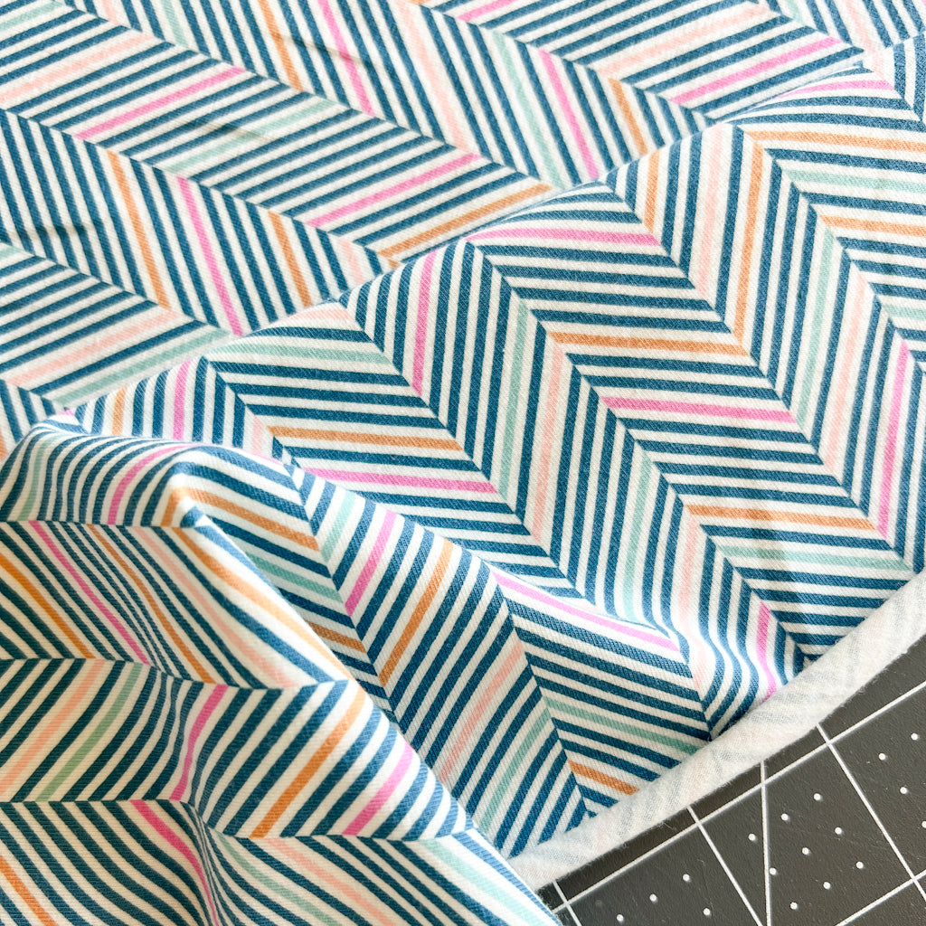 Chopsticks Iris- Playground KNIT fabric by Amy Sinibaldi | 1 yard