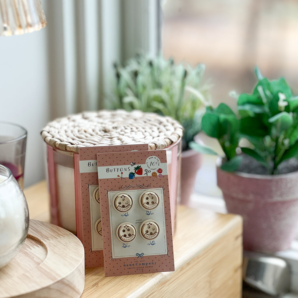 Fashion Wood buttons | Set of 4