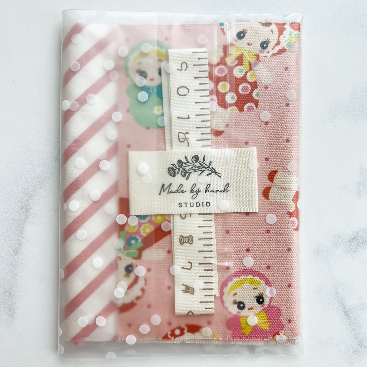 Fun and Flexy Frame Pouch Kit | Cute Polka dot Girls