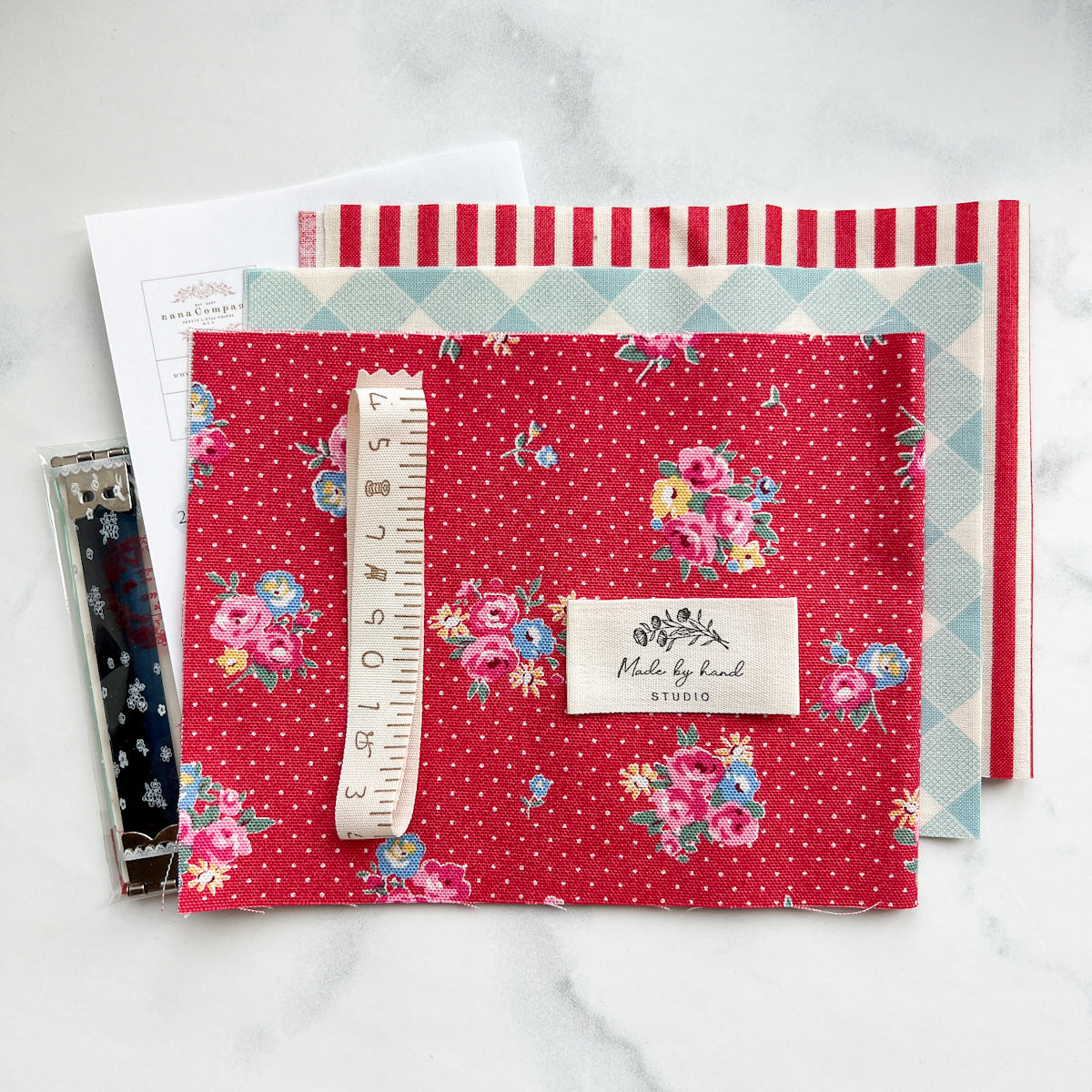 Fun and Flexy Frame Pouch Kit | Red Flower Sugar Maison