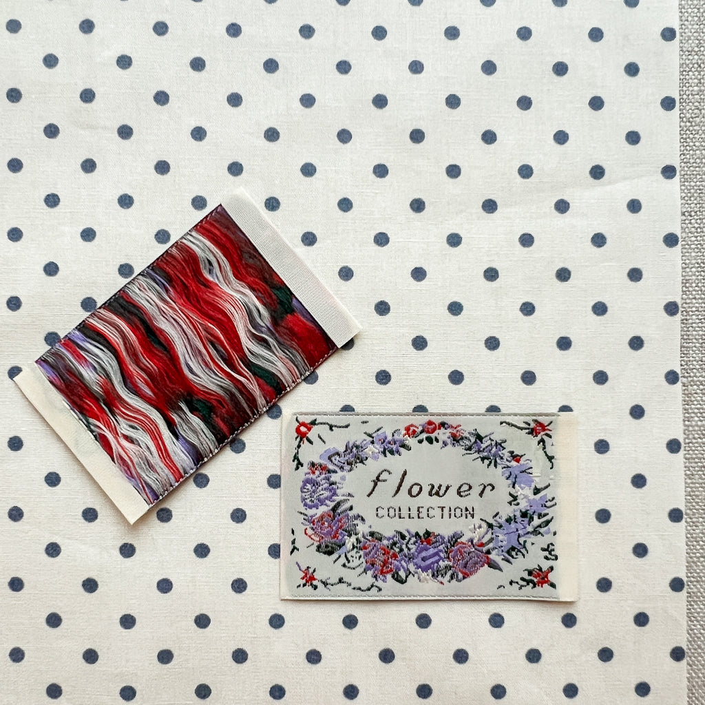 Flower Collection Large Woven Labels | set of 2