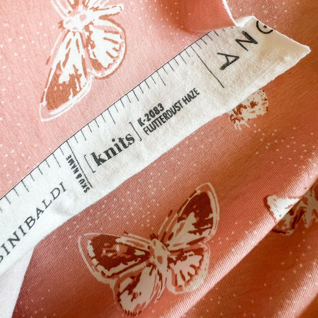 Flutterby Haze- Dollhouse KNIT fabric by Amy Sinibaldi | 1 yard
