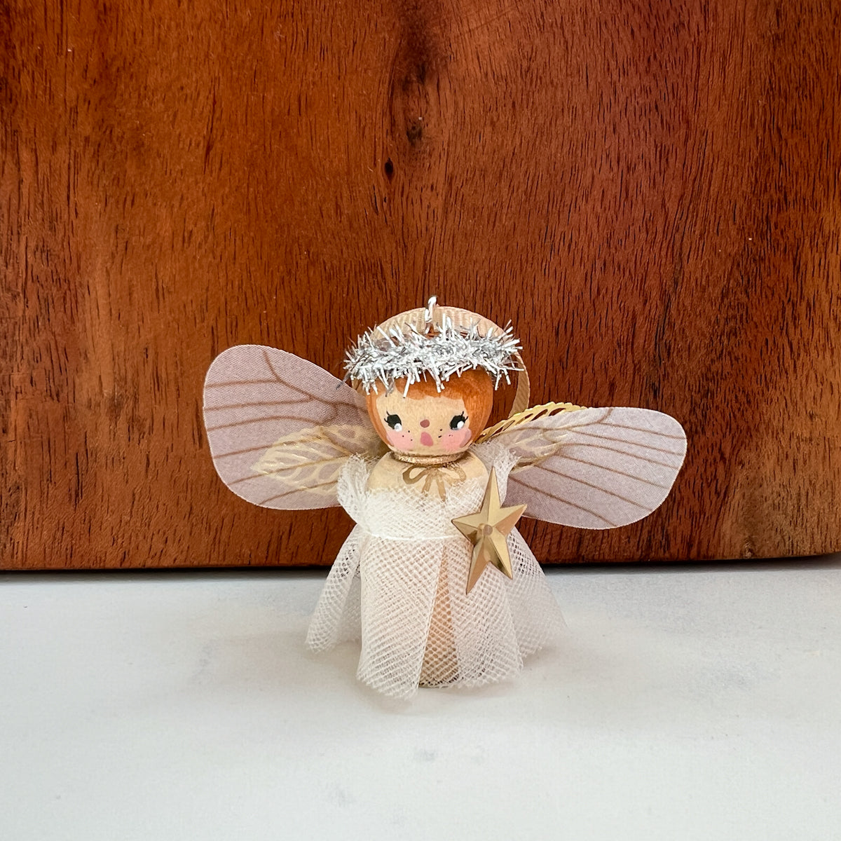 Hand Painted Holiday Fairy Angels | Small Angels in White dresses | Choose Angel No.27-31