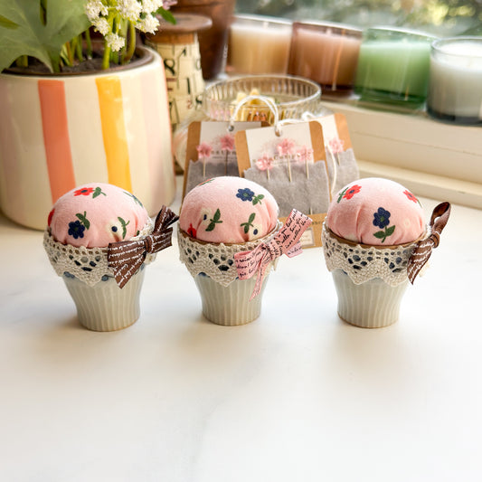 Ice Cream Cup Pin Cushion