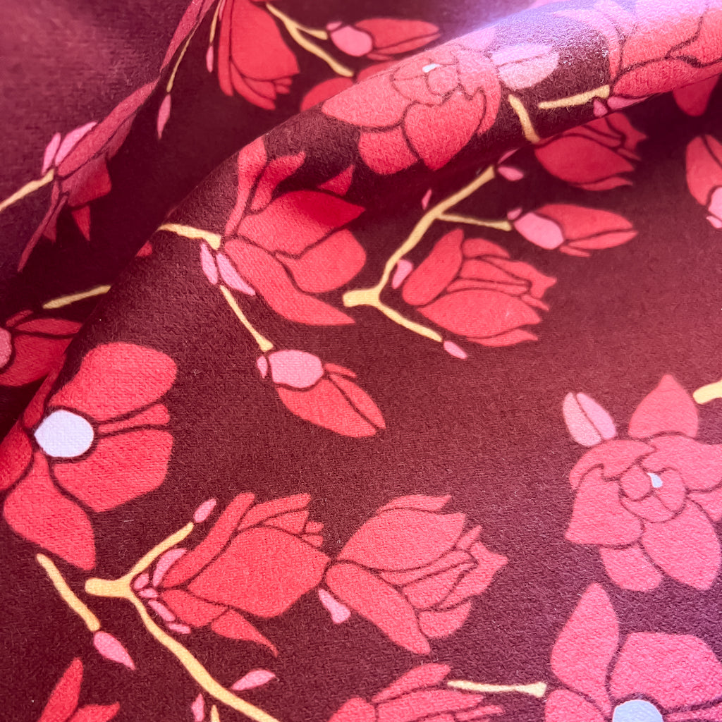Magnolia FLANNEL fabric by Amy Sinibaldi | 1 yard