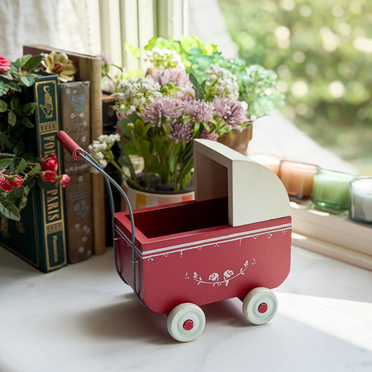 Maileg Red Stroller