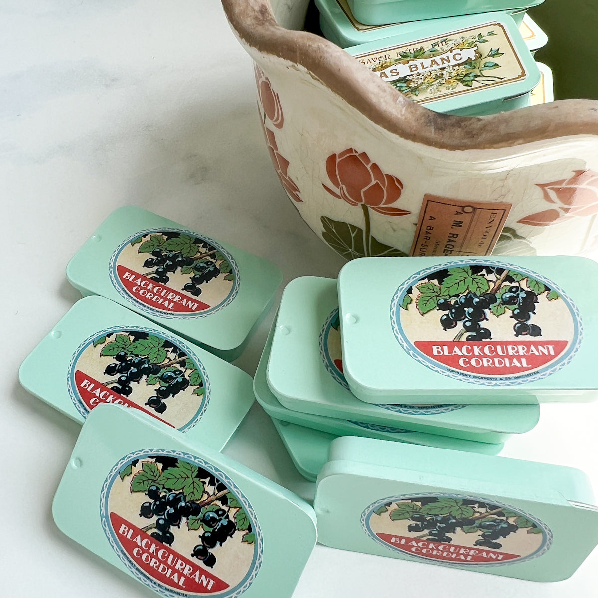 Fine Glass Head Pins in Metal Tin | Choose Style