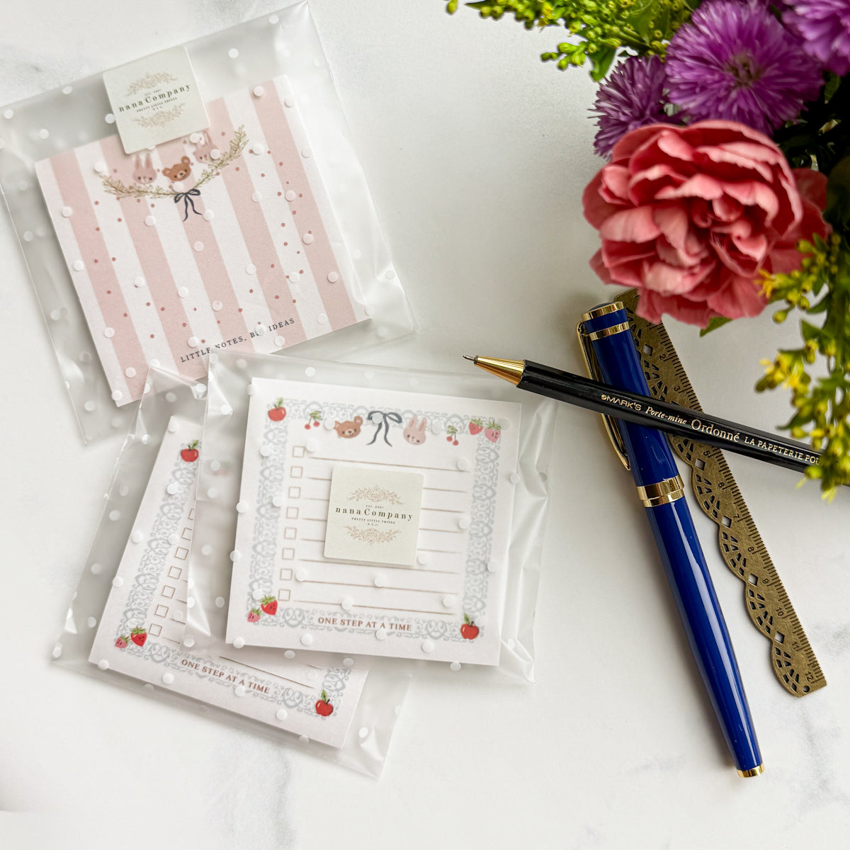 One Step at a Time | Fifty sheet Cute Check List Post-it Note pad