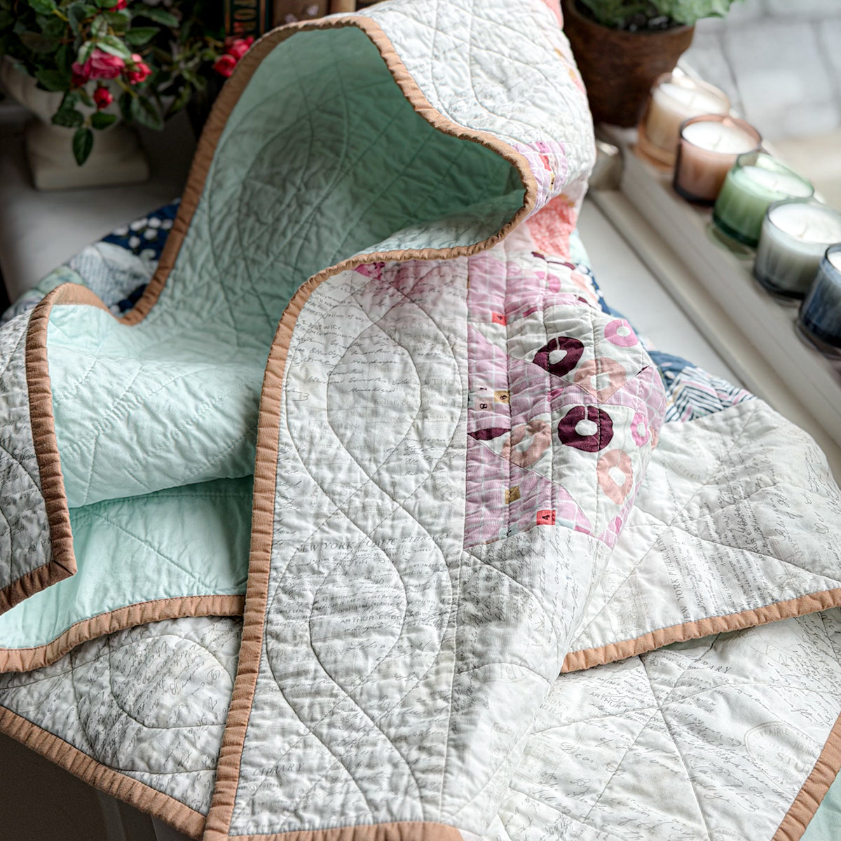Playground Fabrics Quilt handmade by Amy Sinibaldi