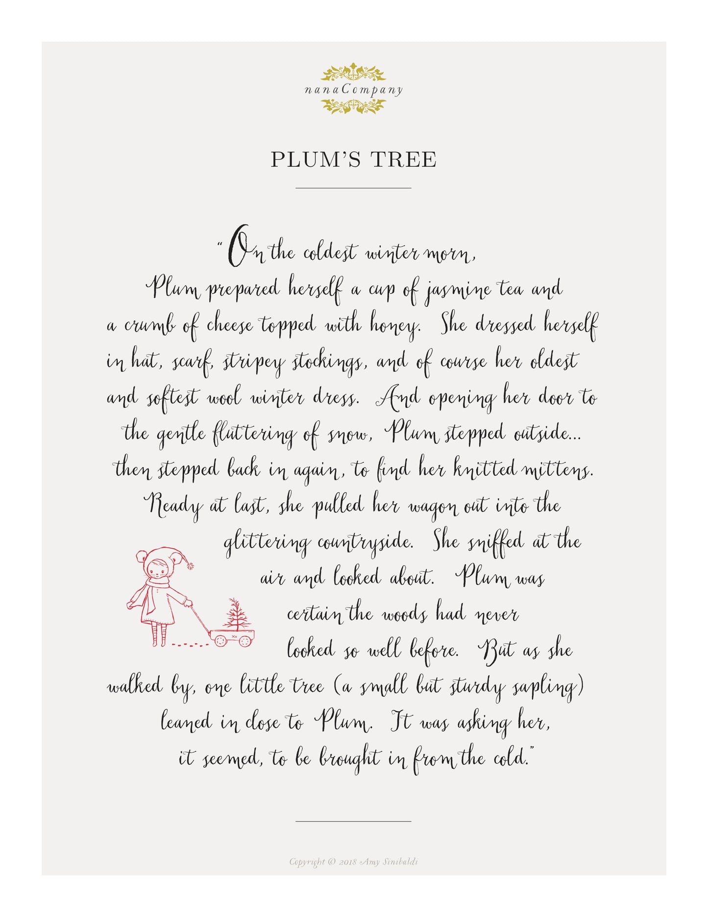 Plum’s Tree | Embroidery PDF Pattern