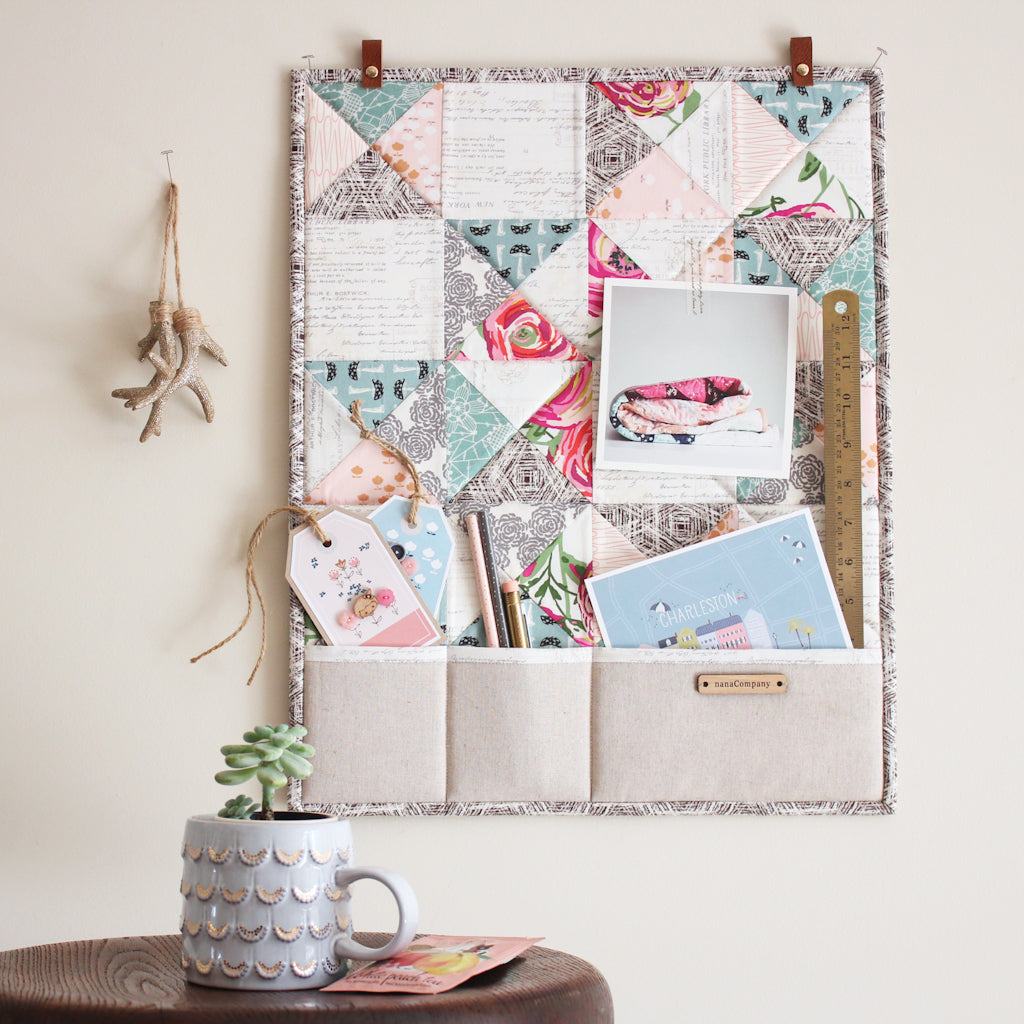 Quilted Hanging Pocket Noticeboard