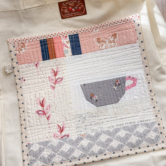 Canvas Tote Bag Shopper featuring Patchwork by nanaCompany