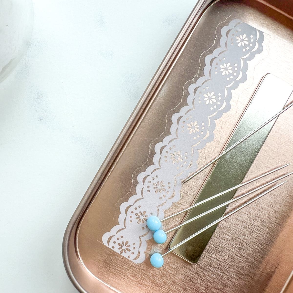 Scalloped Lace Clear Washi Tape