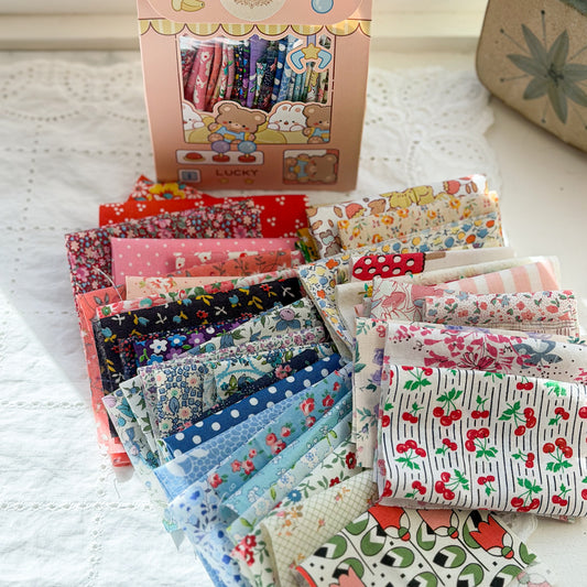 Scrap Lover’s Vintage Mix Pack | Variety of Small Fabric Pieces