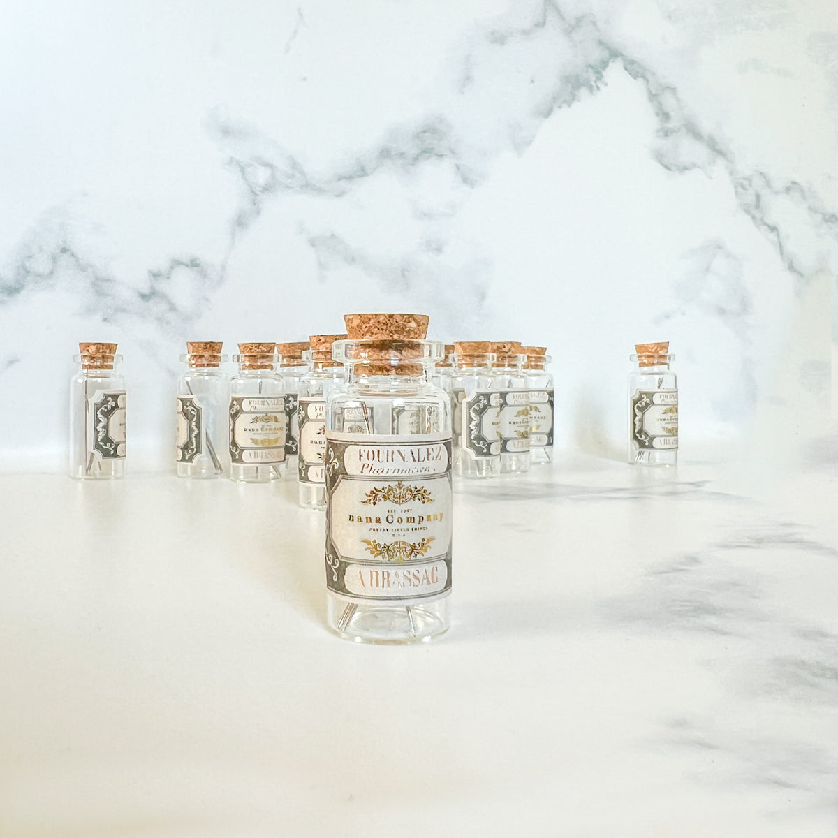 Self-threading Needles - Decorative Glass Vial