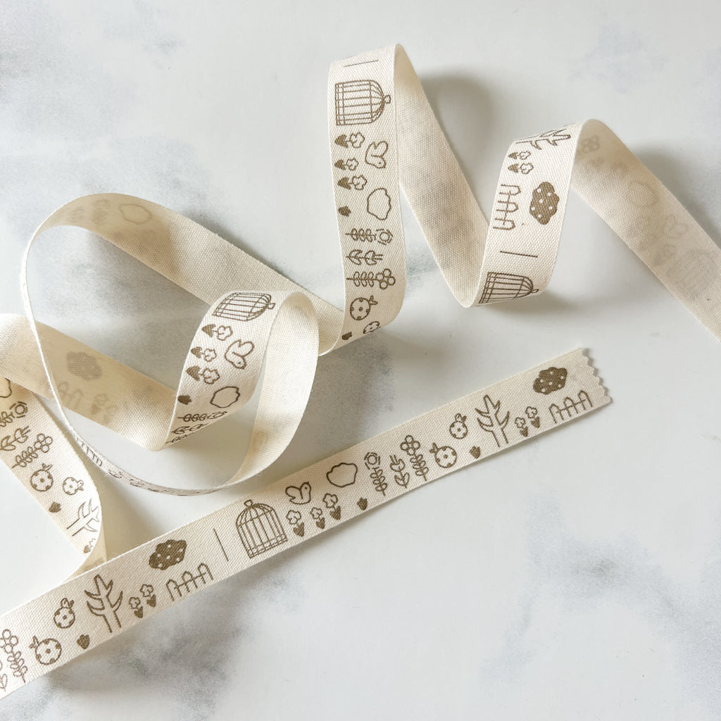 Spring Walk Ribbon Bunny Bobbin | 1 yard