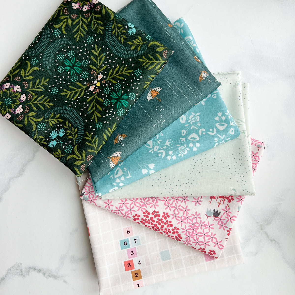 Summer Rain Bundle by Amy Sinibaldi | 6 FQ