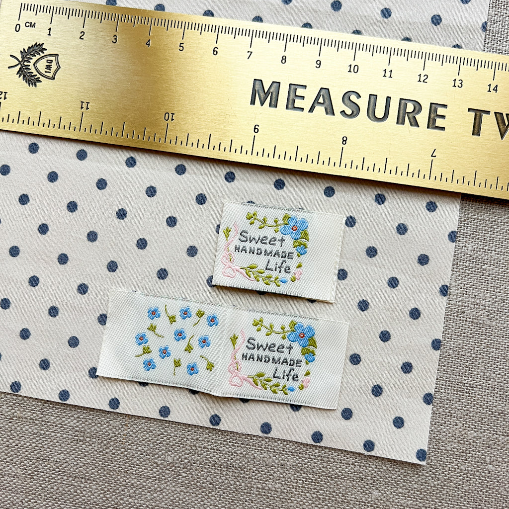 Sweet Handmade Life Woven folded labels | Set of three