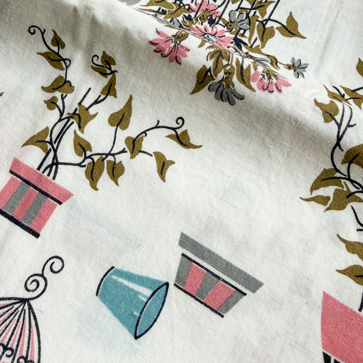 Vintage Birdcage Fabric