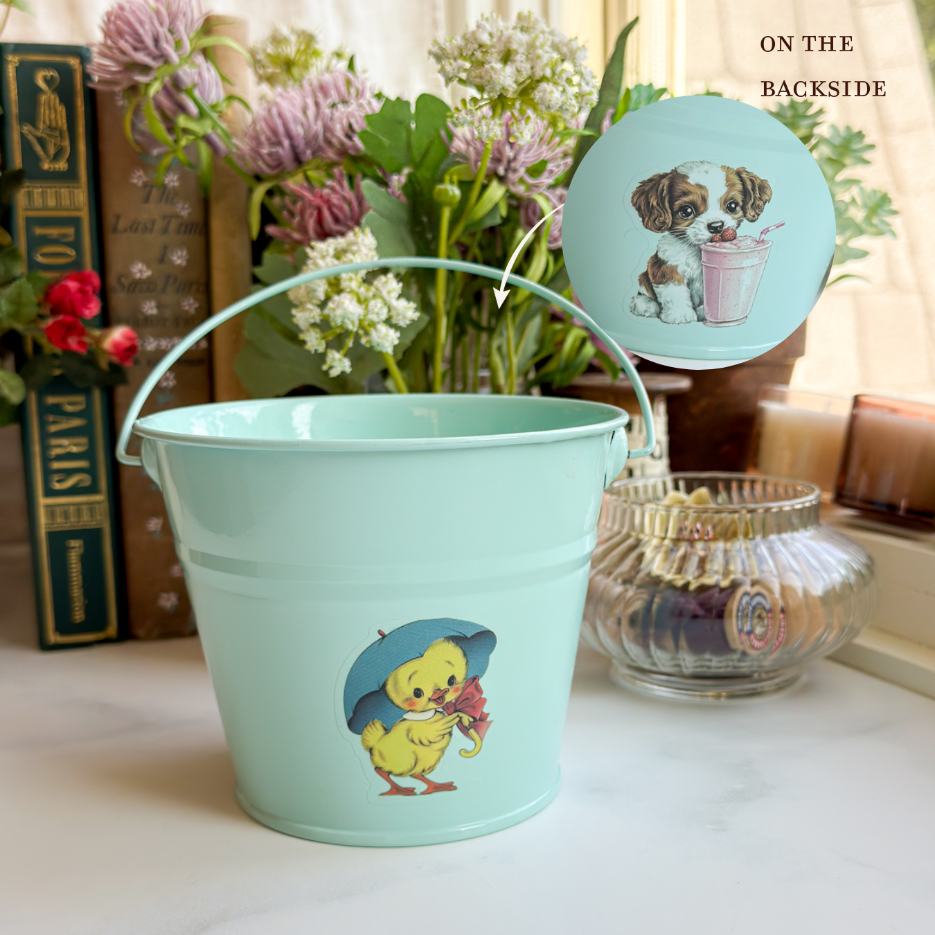 Vintage Look Mini Pails