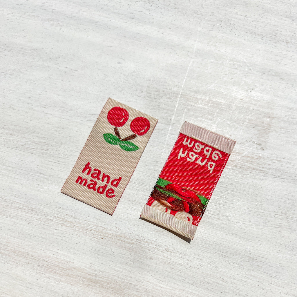 Cherry Handmade | set of 3 woven labels