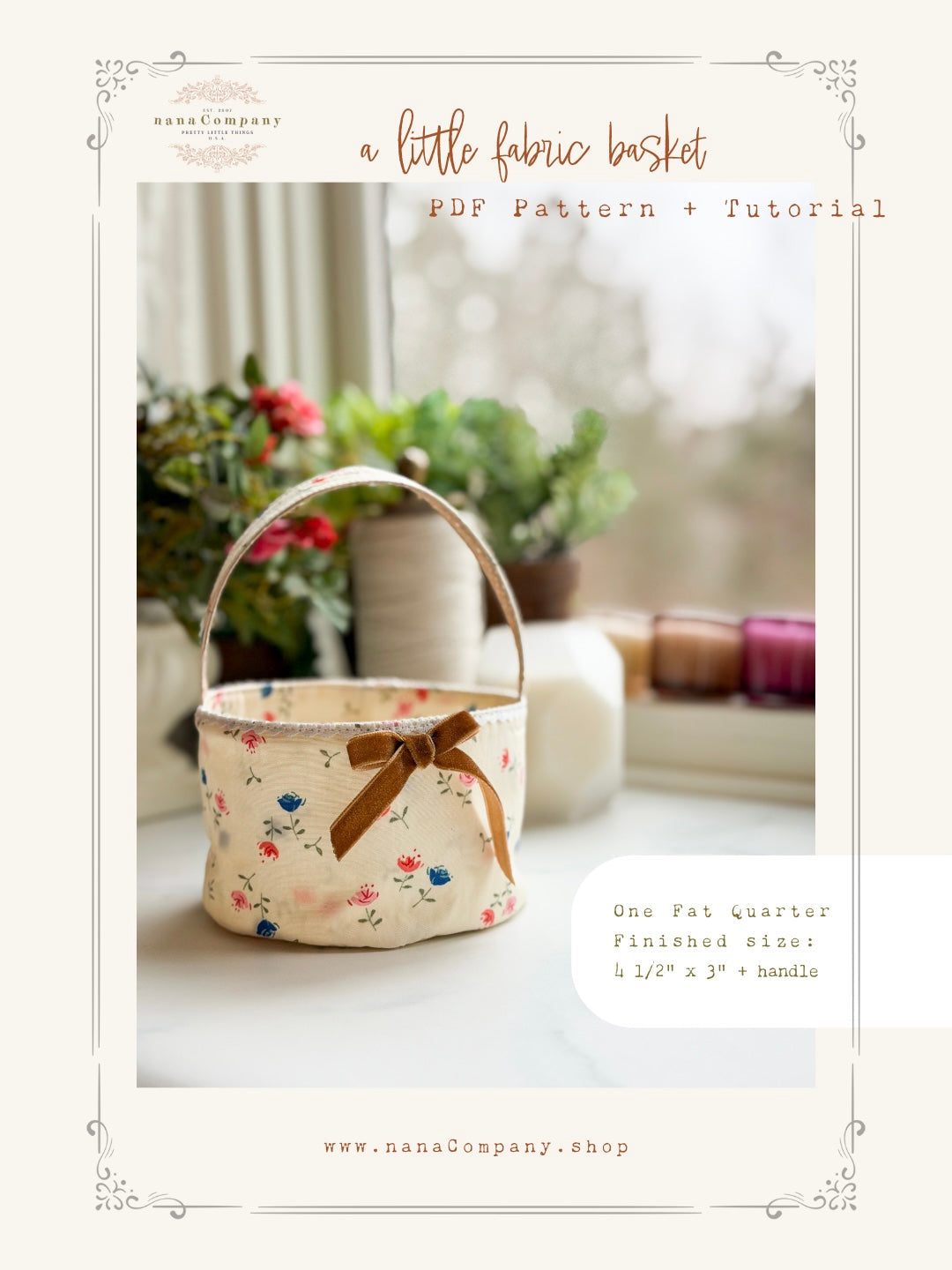 nanaCompany Little Fabric Basket