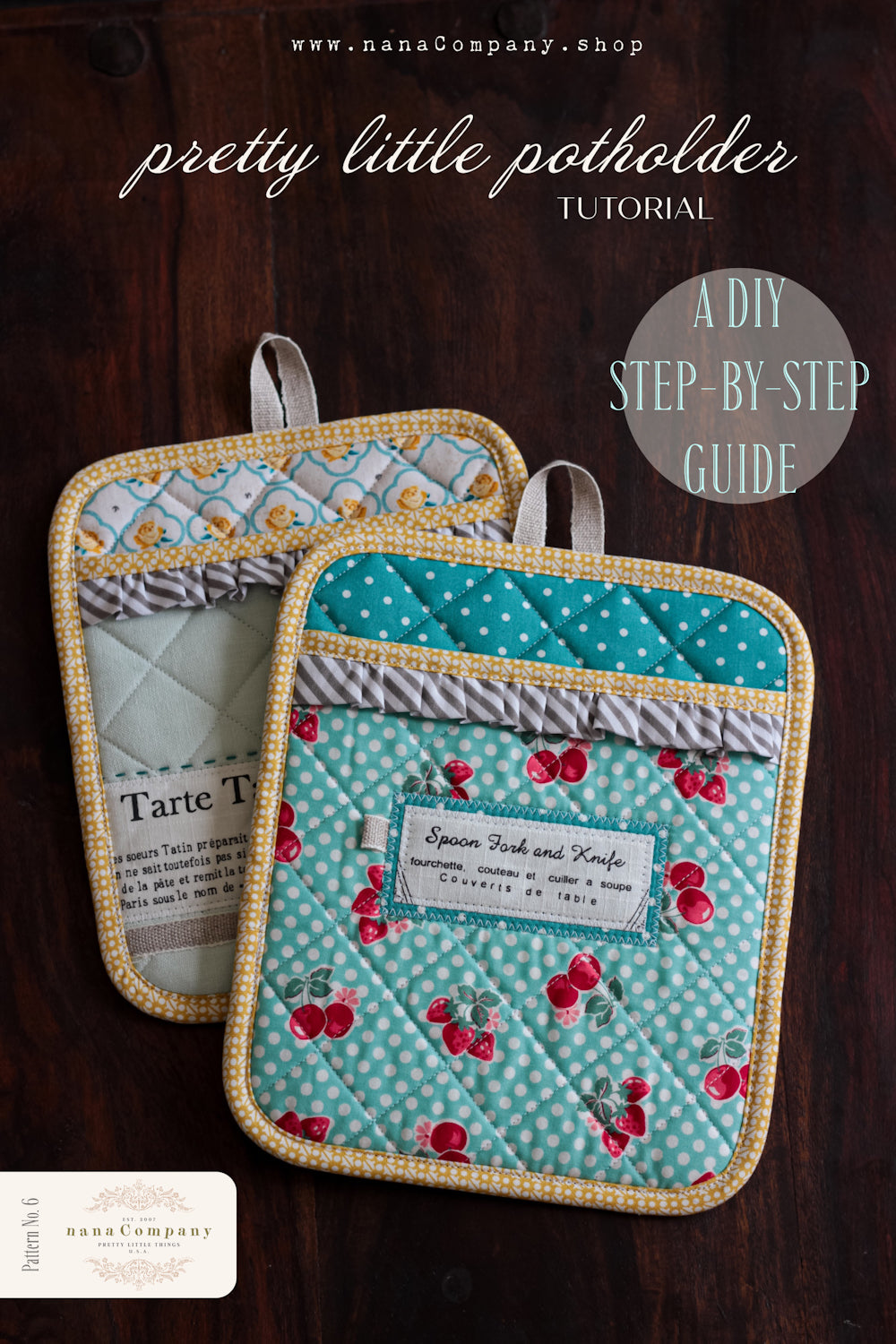 Pretty Little Potholder tutorial :: a DIY step-by-step guide