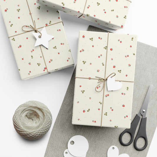 Gift Wrap Paper | Petite Fraise Berry