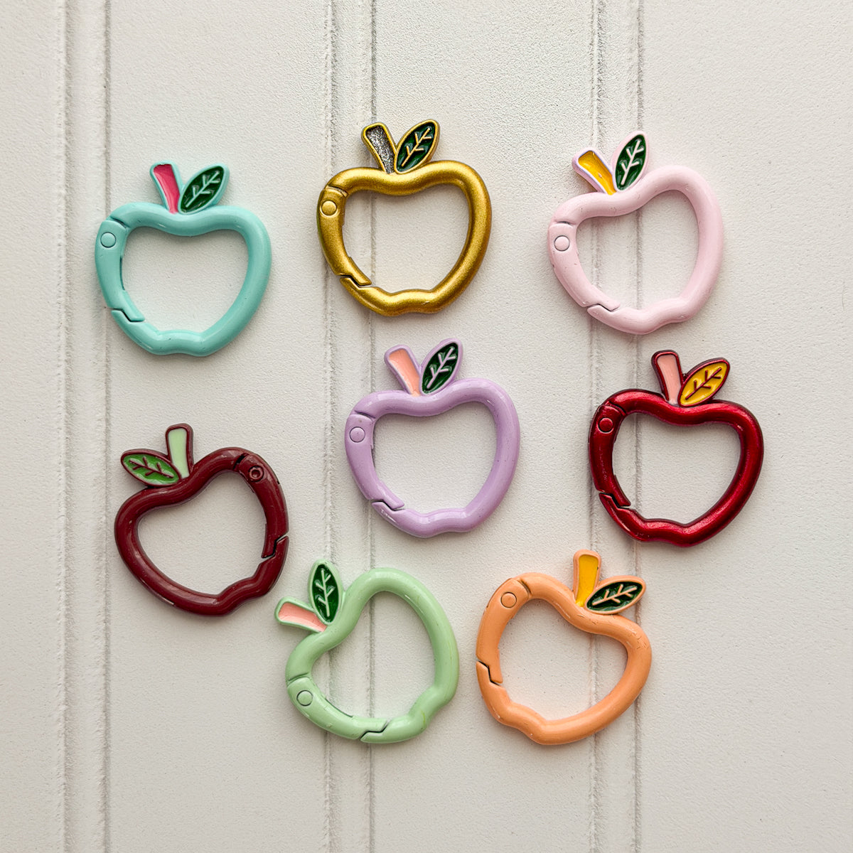 Cute Apple-shaped Carabiner clips clasp | Choose Color