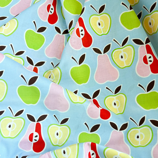 Apples + Pears by Alexander Henry | Blue | Choose FQ or HY