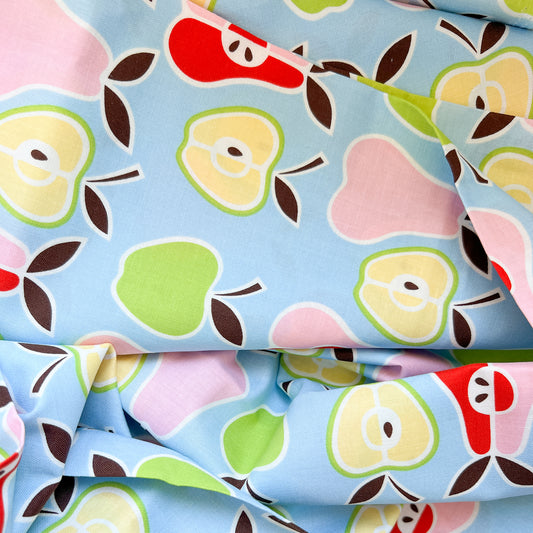Apples + Pears by Alexander Henry | Blue | Choose FQ or HY