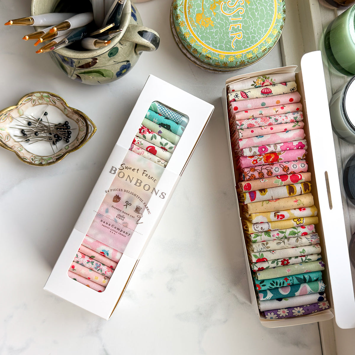 Sweet Fabric Bon Bon Box by nanaCompany