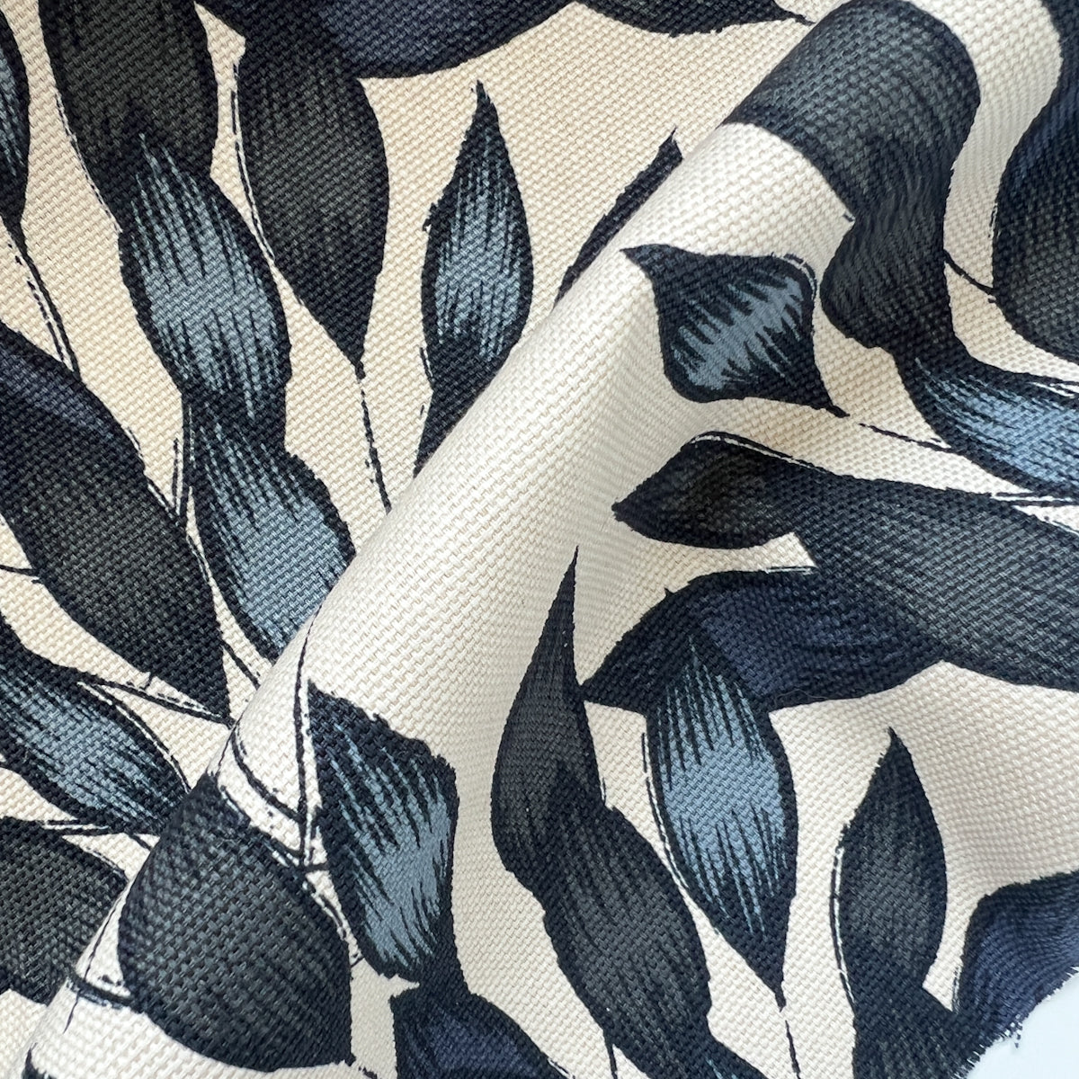 Brushed Leaves Canvas | Half Yard