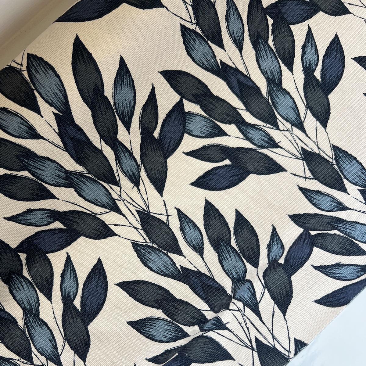 Brushed Leaves Canvas | Half Yard