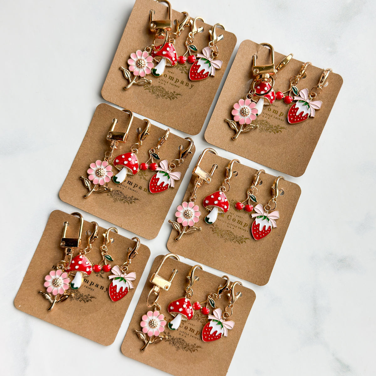 Limited Edition Cute Charms for Zipper Pulls, Knitting, Keychains, Backpacks- from nanaCompany