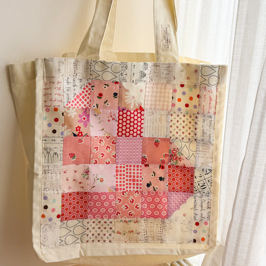 Canvas Tote Bag featuring Patchwork by Amy Sinibaldi | Choose style
