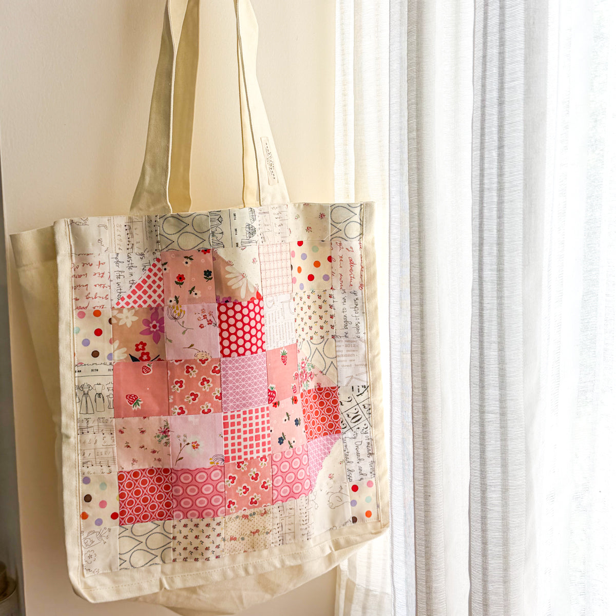 Canvas Tote Bag featuring Patchwork by Amy Sinibaldi | Choose style