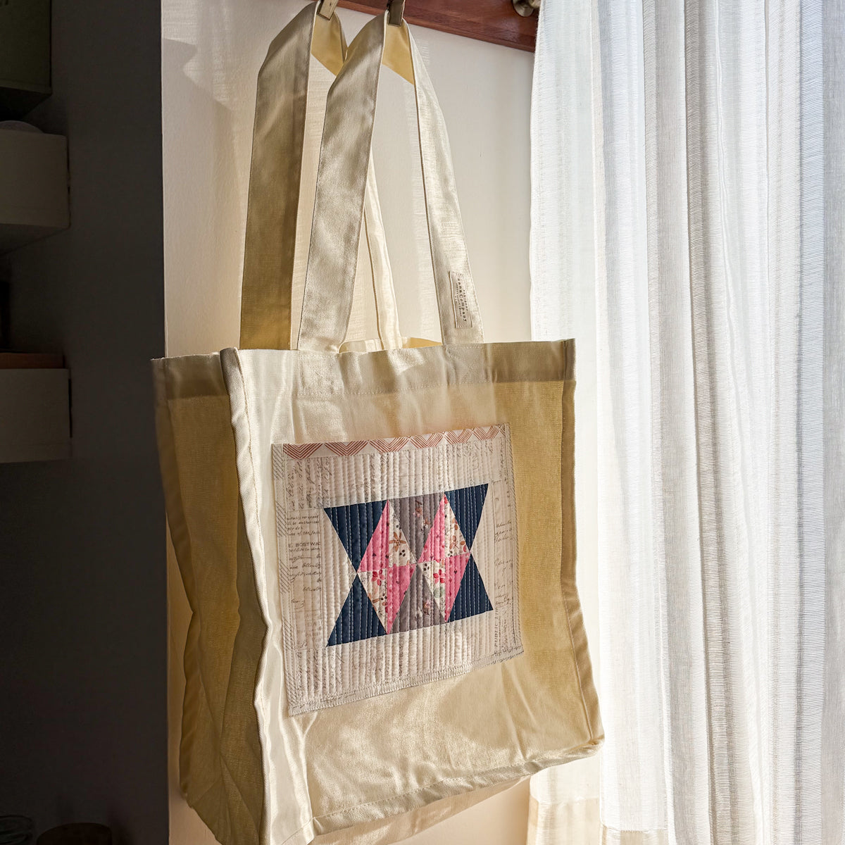Canvas Tote Bag featuring Patchwork by Amy Sinibaldi | Choose style