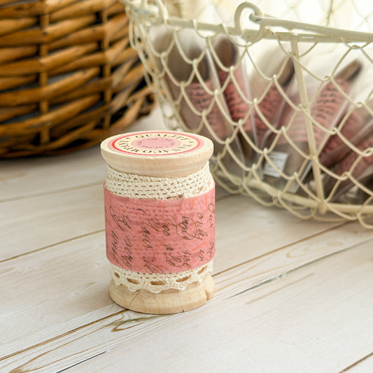 Cotton Crochet Sewing Trim - nanaCompany Wooden Bobbin