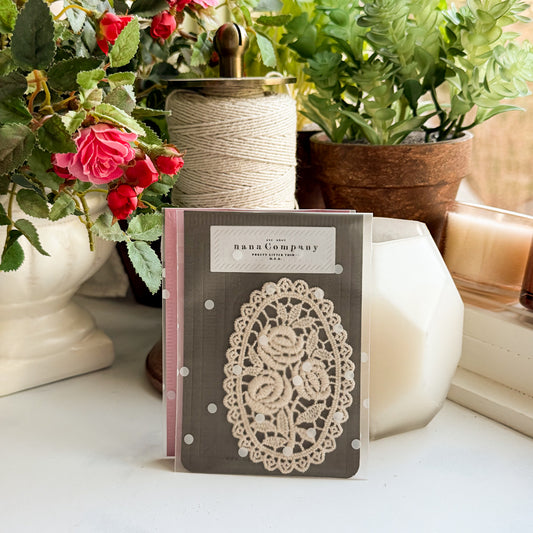 Delicate and Sweet Cream-colored Flower Stitch-on Sewing Appliqué