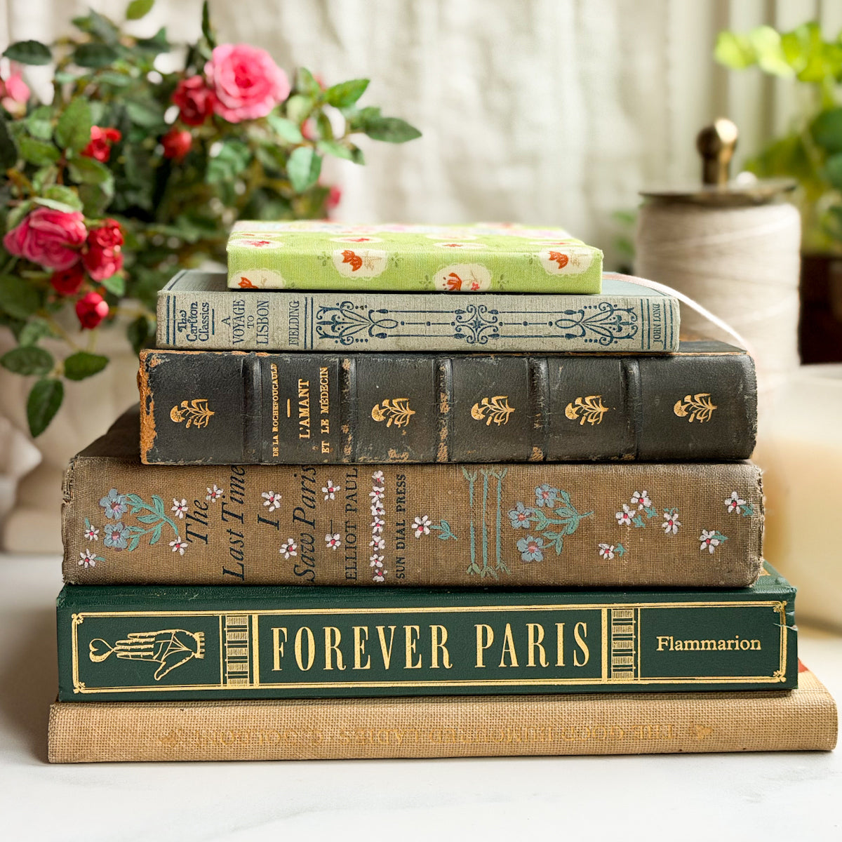 Cross-stitched Numbers Book-bound Needle Book | No.1