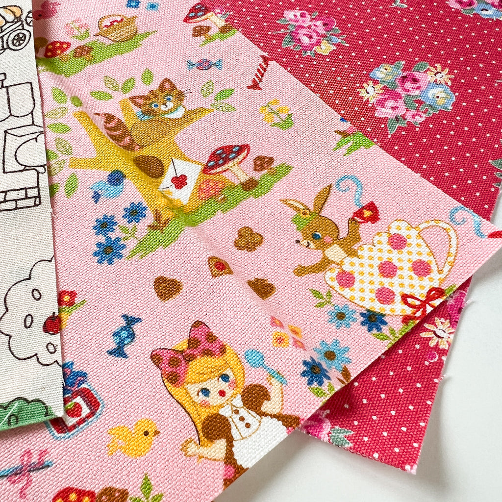 Cute Japanese Fabrics Scrap Bundle